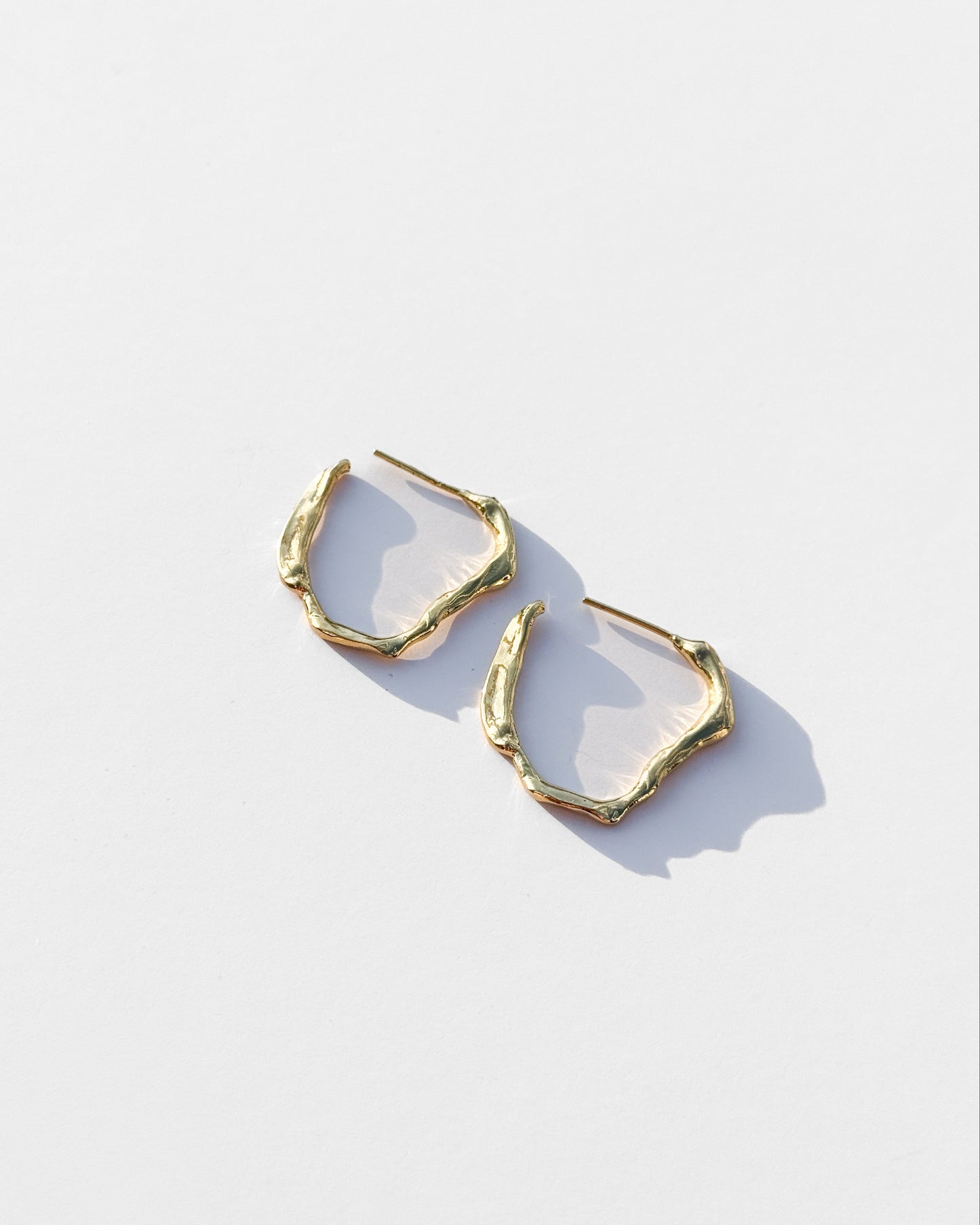 River Earrings Gold