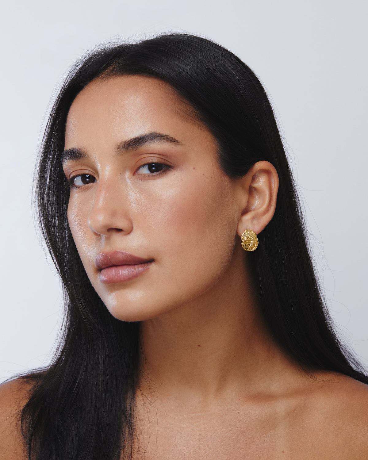 Fossil Earrings Gold
