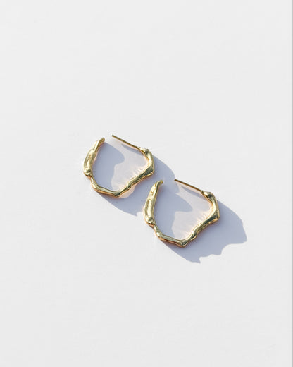 River Earrings Gold
