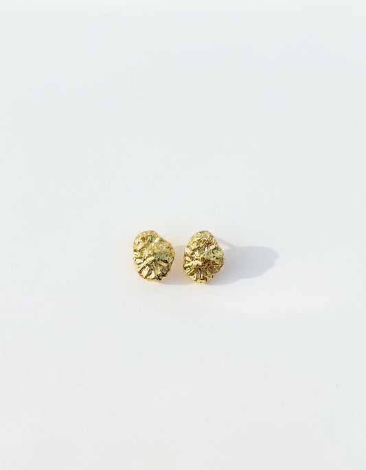Rocky Earrings Gold