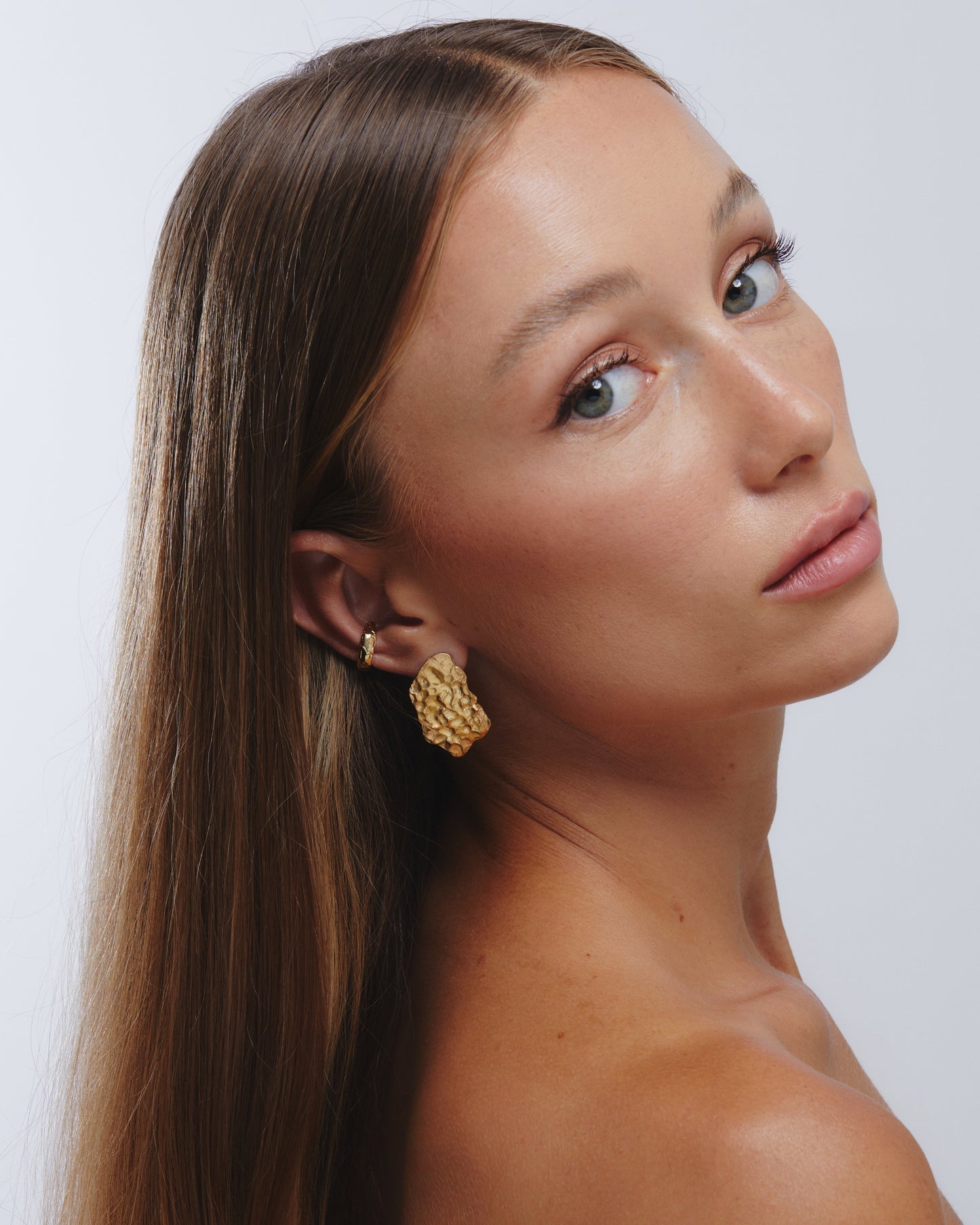 Gaia Earrings Gold