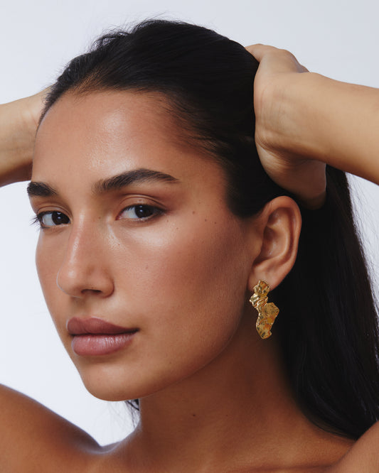 Rayo Earrings Gold