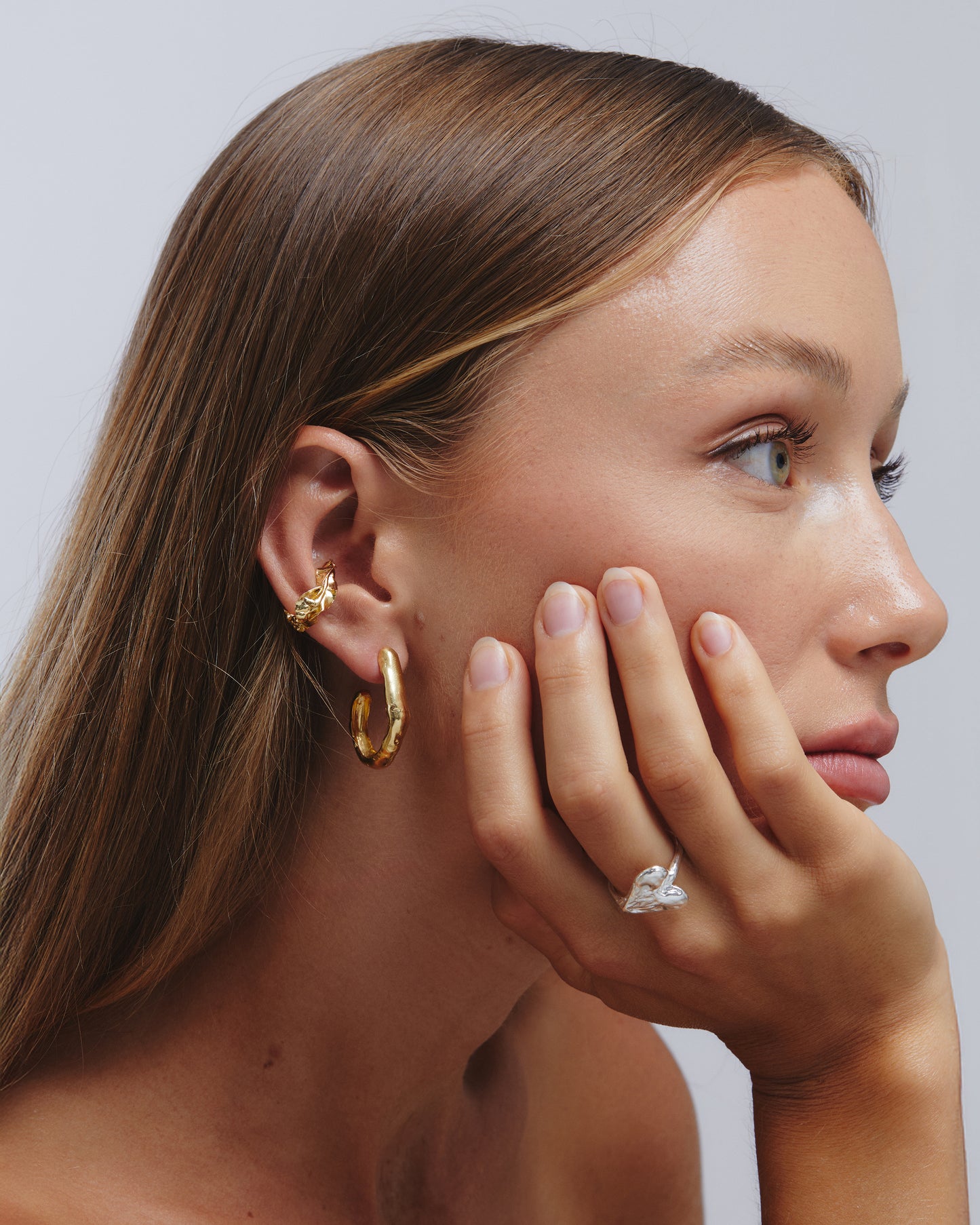 Bamboo Earrings Gold