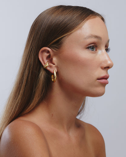 Bamboo Earrings Gold