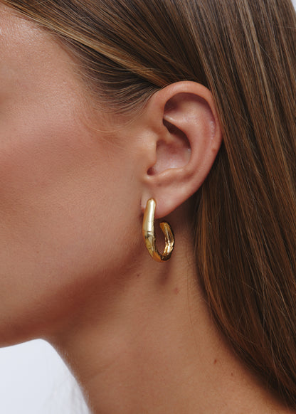 Bamboo Earrings Gold