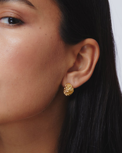 Rocky Earrings Gold