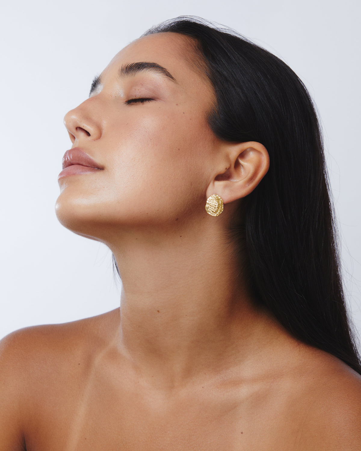 Fossil Earrings Gold